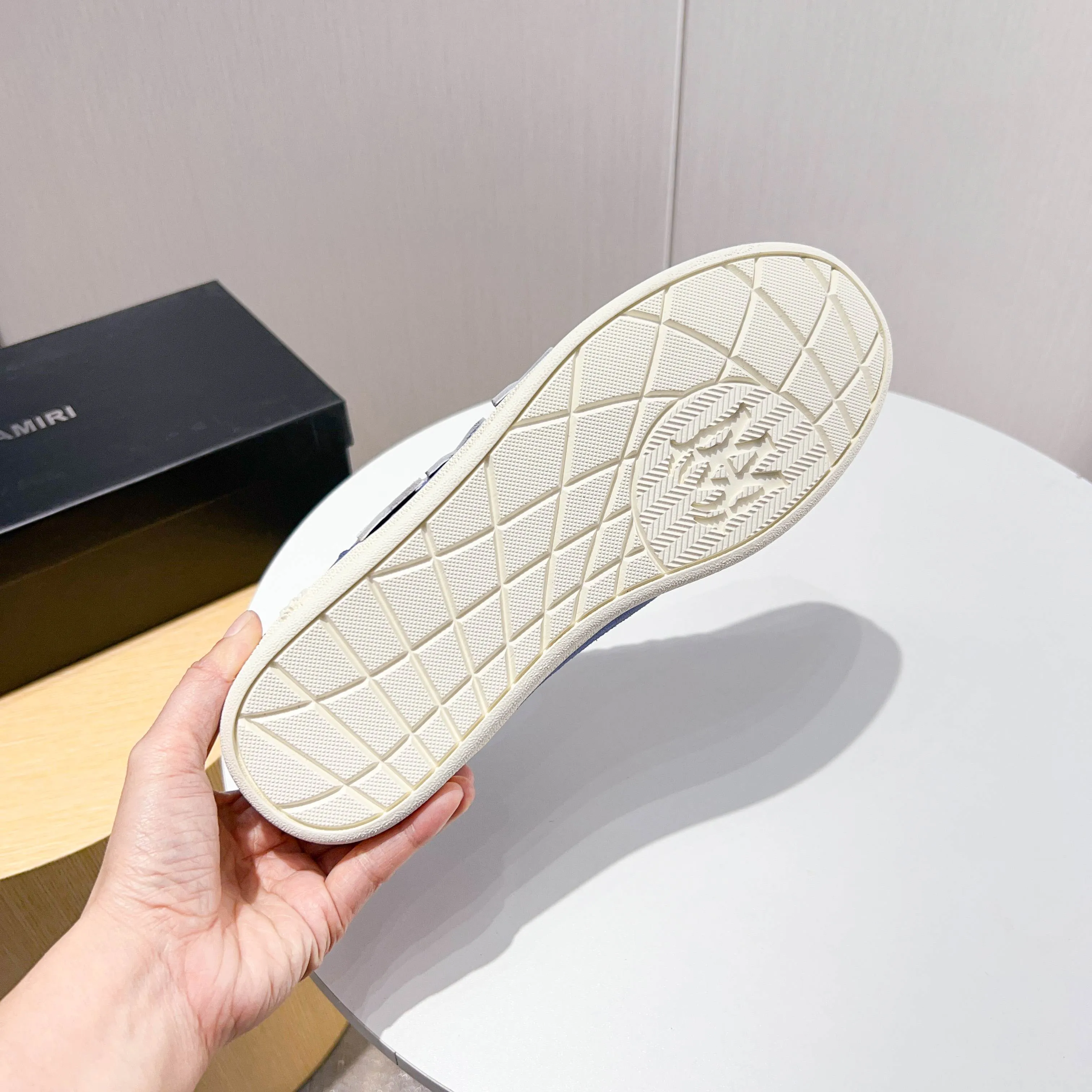 Men's shoes 💰420 [New style] 🌲🌲Balmain - New Amiri trendy shoes, low-top casual sports shoes, the same style as celebrities, made of selected pebbled cowhide and frosted cowhide, original outsole, comfortable on the feet, high-end workmanship, welcome to buy. Size: 39-45 (46 customized)
